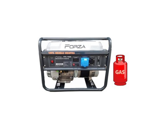 Генератор газ/бензиновий Forza FPG7000Е 5.0/5.5 кВт з електрозапуском